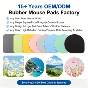 Custom Shape and Size Soft Fabric Surface Rubber <b>Mouse</b> Pad Full Color Graphic Printed <b>Mouse</b> <b>Mat</b> with Laser Cutting - Product Image 6
