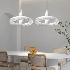 Modern Simple Crystal <b>Led</b> <b>Round</b> Lamp E27 Screw <b>Led</b> Bulbs 3 Color Lightness Adjustable Energy-saving Lamp Indoor <b>Ceiling</b> Lamp - Product Image 2