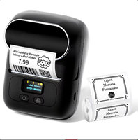 Mini-imprimante AIMO Original Design M110, rouleau de papier thermique pour étiquettes de vêtements, codes QR, bijoux