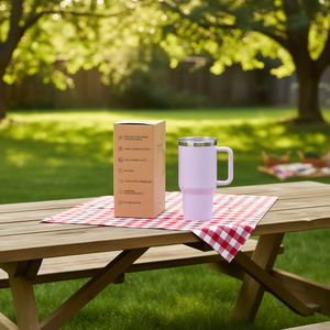 Hipdeer Verre à bière 20oz, gobelet transparent à double paroi, couvercle en PP, tasse en acier inoxydable, vin, café, voyage, moderne - Product Image 2