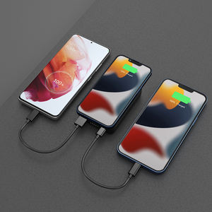 Mini banque d'énergie <span class=keywords><strong>solaire</strong></span> magnétique Portable 5000mah double sortie <span class=keywords><strong>chargeur</strong></span> <span class=keywords><strong>solaire</strong></span> sans fil pour <span class=keywords><strong>iphone</strong></span> 12 Min <span class=keywords><strong>13</strong></span> Pro noir - Product Image 6