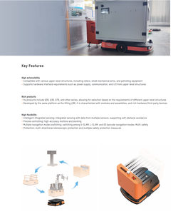 HIKROBOT Q2-400D Industrial Automatic <b>Transport</b> Robot Material Handling Equipment Transfer Trolley - Product Image 4