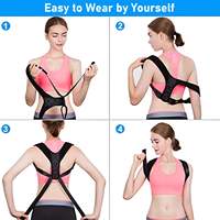 Haute qualité réglable portable épaule haut du dos soutien orthèse Posture correcteur ceinture pour adultes et enfants Anti bosse