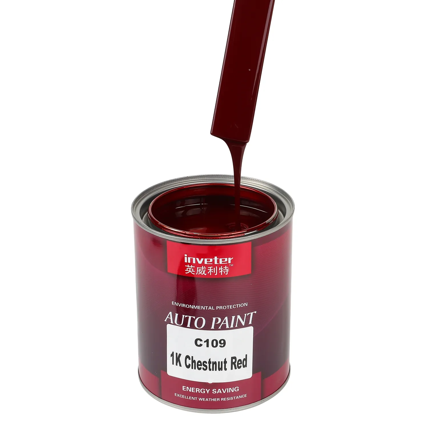 Acrylic xe 1K Cơ sở Sơn hạt dẻ Màu Đỏ Acrylic Polymer tự động sơn xe refinish Auto PU màu Polyurethane phun sơn