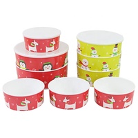 Service de table en mélamine de style vintage avec couvercle en PE, compatible lave-vaisselle, kit d'ustensiles, boîte de conservation pour réfrigérateur, autocollants décoratifs