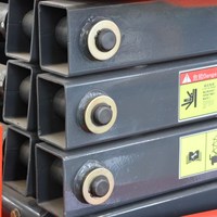 En stock, livraison rapide, plateforme élévatrice mobile électrique à ciseaux de 6m, 8m, 10m, 12m, 14m, 16m pour les projets d'installation en usine