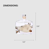 Diffuseurs de parfum en verre réutilisables, écologiques, à la fragrance longue durée, en matériaux naturels, pour la maison, le thé, l'arôme, diffuseurs de roseaux de luxe