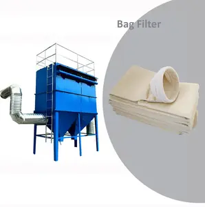 stone processing dust removal 10-20um china factory price dust collector filter bag fine powder bag housing dust collector