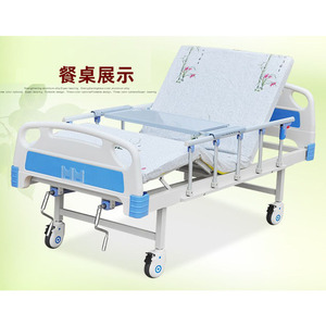 Lit médical multifonctionnel manuel Jiaxin avec barrière de sécurité pour les soins aux patients à domicile - Product Image 3