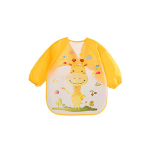 Babero de Manga Larga <span class=keywords><strong>para</strong></span> Bebé de Peva, con Bolsillo, Estampado, Vestido Reversible <span class=keywords><strong>para</strong></span> Niños, <span class=keywords><strong>Ropa</strong></span> con Botones <span class=keywords><strong>para</strong></span> Niños Pequeños - Product Image 2