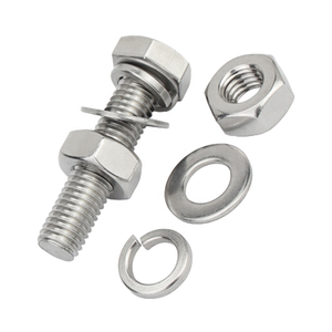 Cina all'ingrosso in acciaio inox testa esagonale bullone dado rondella vite Set di alta qualità dadi M10 bullone e dado zincato - Product Image 6