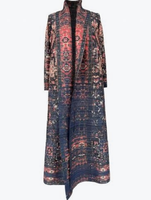 Abaya plissée à motif tendance pour femme, robe musulmane grande taille, cardigan à manches chauve-souris, style veste longue, robe Abaya Dubaï 2026