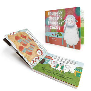 Services d'impression de livres cartonnés personnalisés de haute qualité, livres d'images pour enfants durables avec coins arrondis et pelliculage brillant - Product Image 2