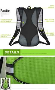 Mochilas de Hidratación Personalizadas Impermeables para Ciclismo, Senderismo y Actividades al Aire Libre con Bolsa de Agua - Product Image 2