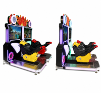 Simulateur de course automobile 3D Lechuang, machine de jeu d'arcade avec construction en métal, plastique et acrylique, utilisation en intérieur, 1 joueur