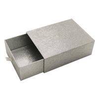 Boîte cadeau de chocolat à mini tiroir de luxe personnalisée avec insertion en PVC Boîte d'emballage coulissante noire pour truffe au chocolat