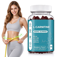 Gummies de L-Carnitine L-Tartrate pour le contrôle de l'appétit, stimulant du métabolisme, perte de poids, amincissement, vente en gros