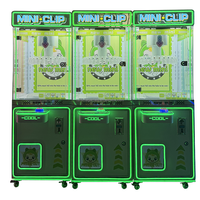 Nouvelle conception, vente chaude : Distributeur de mini-primes à monnayeur avec lumières LED et effets sonores pour jeux d'arcade