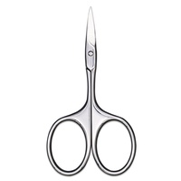 Ciseaux de précision en acier inoxydable de qualité industrielle Yangjiang, tête ronde, pour la coupe des poils du nez et des sourcils