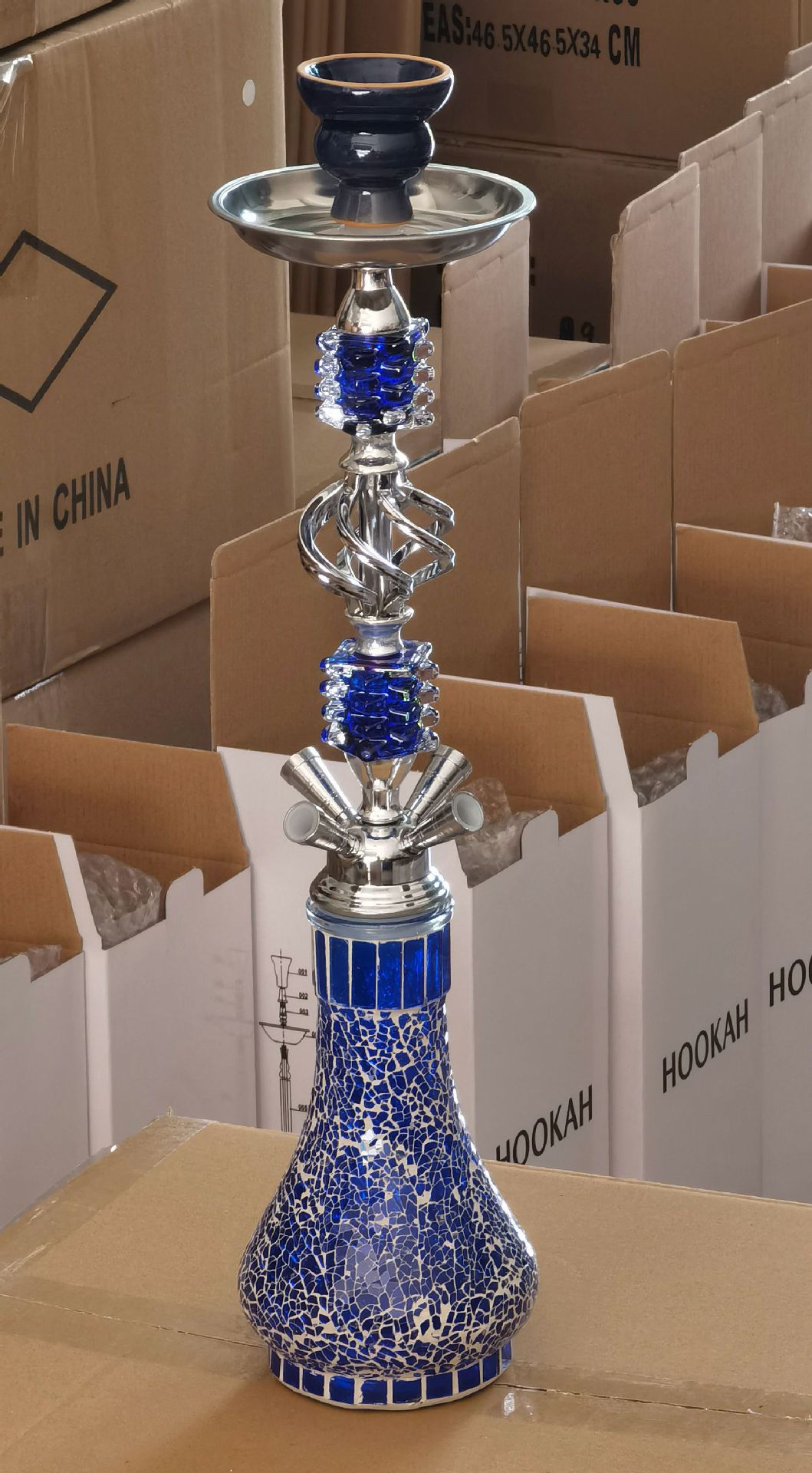 Azul 4 tubos