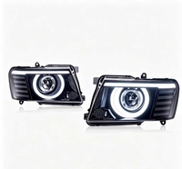 Ensemble de phares avant Nissan Patrol Y61 2005-2022, mise à niveau avec LED DRL, phares Angel Eye et clignotants dynamiques