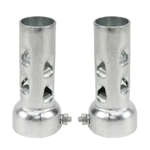 Universal Motorcycle Exhaust Silencer Baffles for 2" Exhaust 4" Length for Harley Motorcycle Drag Pipes Exhaust Silencer