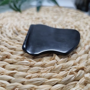 Gua Sha פנים כלים שחור ביאן אבן גירוד הודעה מסרק קצה Guasha כלים כיכר צורת ירקן gua sha יופי לעיסוי - Product Image 3