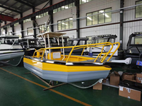 Bateau de pêche à console centrale en aluminium haute vitesse Gospel Boat 20 pieds (6 m) pour la navigation en haute mer