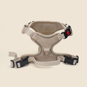 HanYang OEM personalizado respetuoso con el medio ambiente de cáñamo natural para mascotas perro arnés Collar y correa conjuntos con bolsa para caca de perro titular - Product Image 6