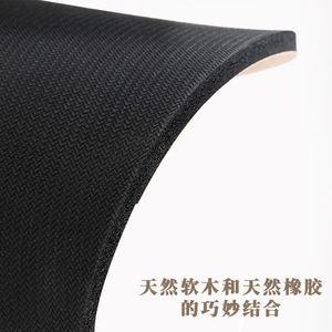 Tapete Redondo de Corcho y Caucho para Meditación Ningbo Science, 65x65x5mm, Antideslizante, para Yoga, Danza y Oración, para Uso en Interiores - Product Image 5