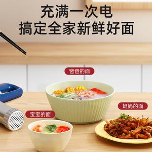 Rongshida Handheld Noodle Press Wireless Automatic 5 Mold Set For Home Kitchen Use - Product Image 4
