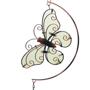 Campanas de <span class=keywords><strong>Viento</strong></span> Luminosas con Colgantes de Mariposa y Libélula, Piezas Fluorescentes UV, Colgantes Giratorios Creativos de 60 cm, Más Vendidos - Product Image 4