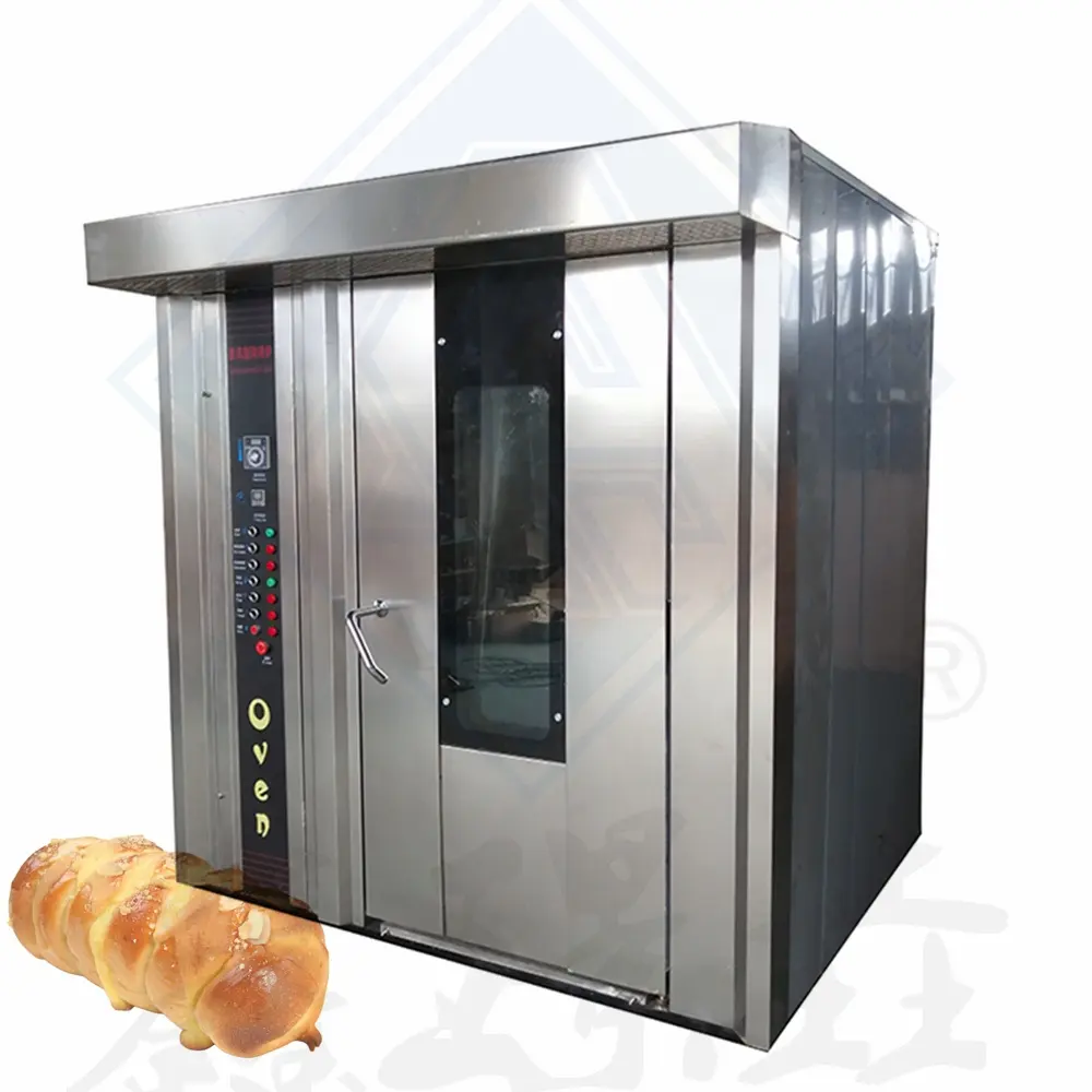 Equipamento de padaria profissional grande forno rotativo para pão com 5 bandejas/10 bandejas forno comercial para padaria