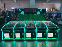 Machine de jeu de course hippique, dispositif personnalisé avec pièces de monnaie, lumières de carnaval, populaire, vente en gros,