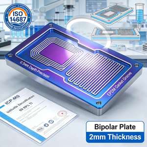 Plaque d'électrolyseur à hydrogène CNC personnalisée |   Alliage à base de nickel |   Longue durée de vie pour les projets d'hydrogène vert - Product Image 1