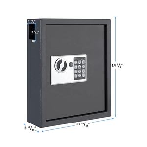 Caja de seguridad con llave digital montada en la pared, caja de seguridad con ranura anticaída - Product Image 2