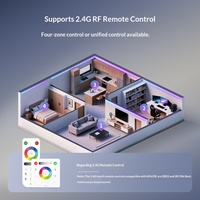 Contrôleur LED RGBW Pixel SPI 4CH 450 Pixels DC 5-24V BanlanX App Synchronisation Musicale 2.4G RF Accessoires d'Éclairage Scénique