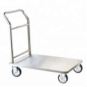 Carro de manipulación de almacén desmontado de acero personalizado, carro de plataforma resistente - Product Image 1