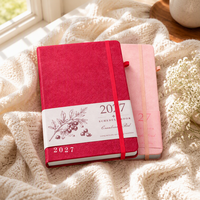 Carnet de notes portable A5 en cuir PU, journal intime personnalisé avec logo, couverture rigide, pour étudiants - Vente en gros usine
