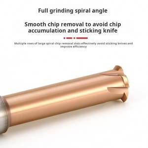 Fraise à fileter spirale à 4 cannelures en carbure monobloc sur mesure OEM/ODM, coupe haute vitesse, revêtement nano - Product Image 4