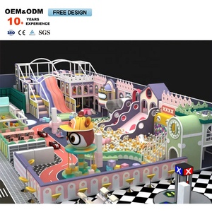 Parque Infantil Deportivo Comercial Interior Interactivo para Niños de 200, 300, 400 y 500 m² con Doble Tobogán de Plástico - Product Image 2