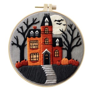 मूल नए उत्पाद कढ़ाई दीदी हेलोलीन हस्तनिर्मित कपड़े पैकेज किट रचनात्मक हस्तनिर्मित सुई - Product Image 5