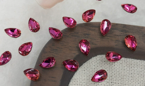 M2007-plating rose red(20pcs)
