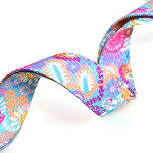 プロ仕様のカスタムロゴ入りツイルポリエステル製ランヤードキーホルダー、熱転写印刷、パーソナライズされた昇華プリントランヤード付き - Product Image 3