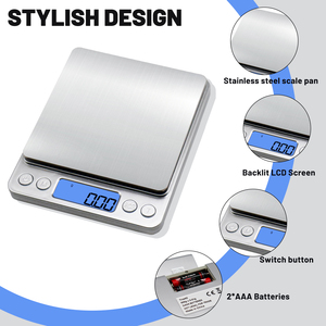 Bilancia Elettronica da Cucina I2000 Steelyard con Display LCD Digitale per Pesare Caffè ed Erbe - Product Image 5
