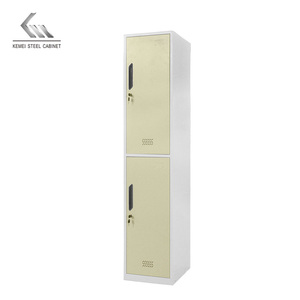 Petit casier en acier métal pour vêtements, <span class=keywords><strong>armoire</strong></span>, placard, garde-robe, 2 portes, pour adultes, stockage - Product Image 3