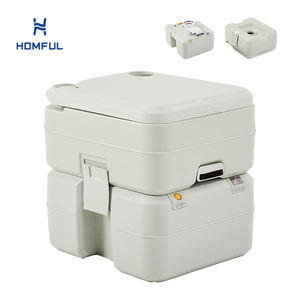 Inodoro Portátil Antiderrames HOMFUL para Camping, Tanque de Aguas Residuales de 20L, Inodoro Tipo Cassette para <span class=keywords><strong>Autocaravanas</strong></span>, Caravanas y Vehículos Recreativos - Product Image 1