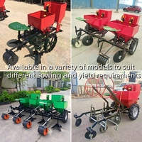 Machine à planter les tubercules et fertiliser les légumes, machine à planter les pommes de terre, machine à planter les pommes de terre avec motoculteur pour le champ