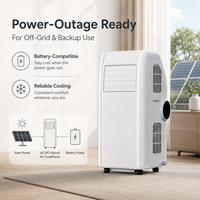 Système de climatisation portable Sinospring, best-seller, DC 48V hybride AC, sans installation et à économie d'énergie, populaire