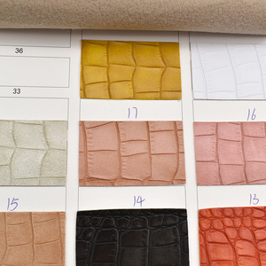 Échantillon Gratuit Cuir Synthétique Semi-PU Épais de 0,9 mm pour Sacs à Main, Sacs, et Décoration Intérieure – Effet Crocodile - Product Image 5
